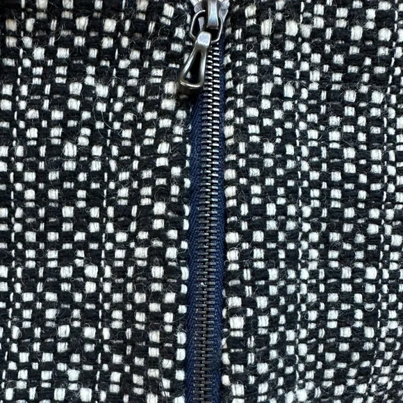 RM ROLAND MOURET Gray Tweed Wool Pencil Skirt SZ 8 - Picture 12 of 14